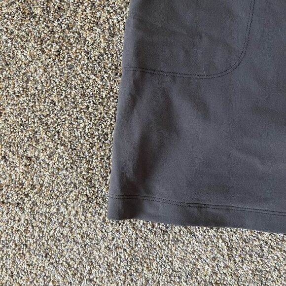 Footjoy FJ Straight Pencil Skirt Women's Medium Gray Pull-On Elastic Waist Stret - Picture 3 of 6